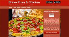 Desktop Screenshot of bravopizzanchicken.com